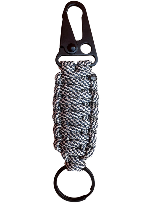 Llavero Paracord Marino con Mosquetón