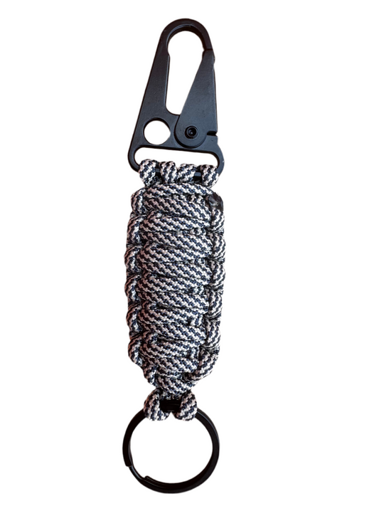 Llavero Paracord Marino con Mosquetón